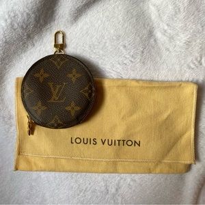 Louis Vuitton Monogram Round Coin Purse Multi Pochette Accessories